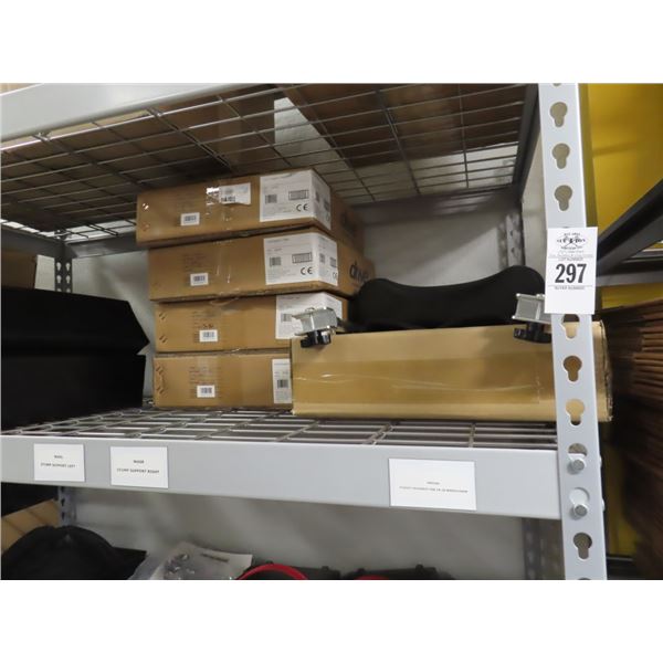 3-Grey Tear Drop Storage Rack w/Waterfall Decking - 3 X $