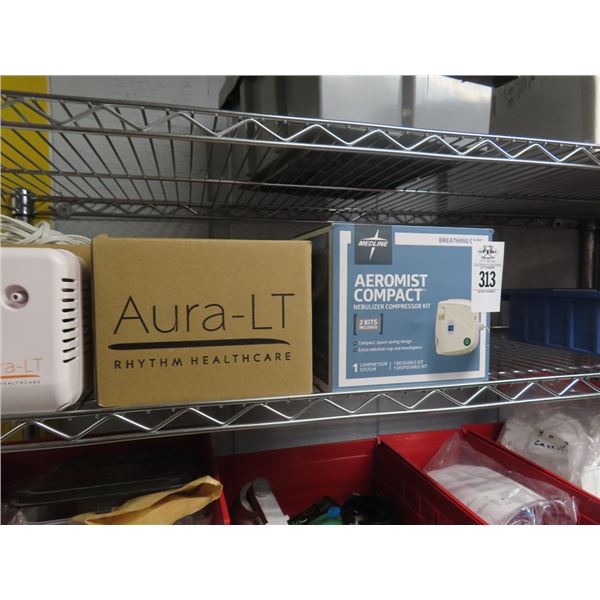 Nebulizer Compressors, Supplies on Rack