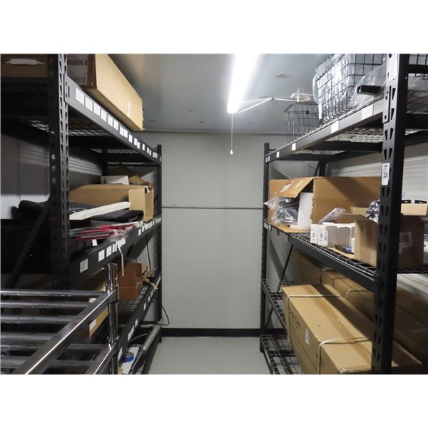 2--Heavy Duty 4 Shelf Storage Rack w/Waterfall Decking - 2 X $