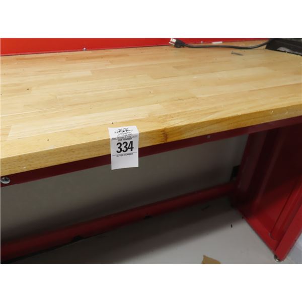 Craftsman Oak Top 6' Workbench