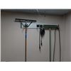 Image 3 : Brooms, Squeegees, Maintenance Tools on Rack