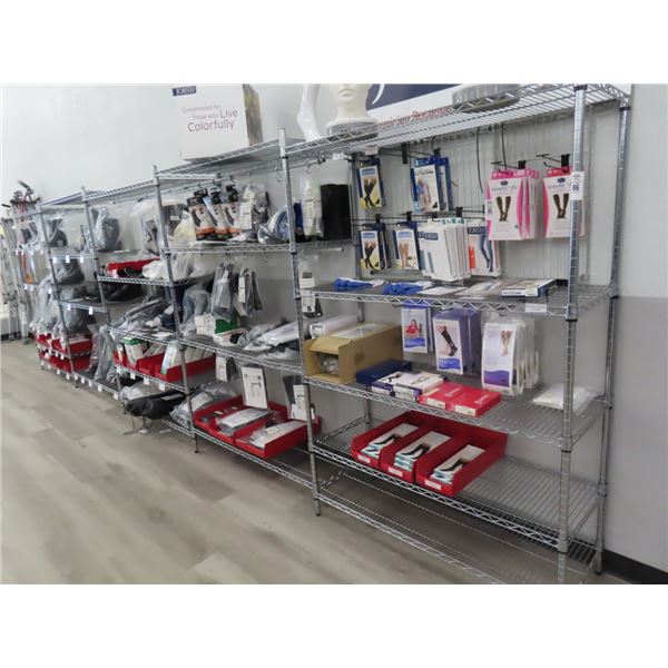 Metro 5 Section Storage Rack