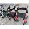 Image 1 : 3-Drive/Simplicity Red/Blue Rollator - 3 X $