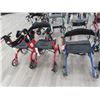 Image 2 : 3-Drive/Simplicity Red/Blue Rollator - 3 X $