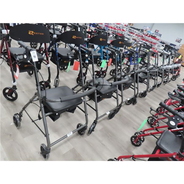 8-Ultralite Grey Rollator - 8 X $