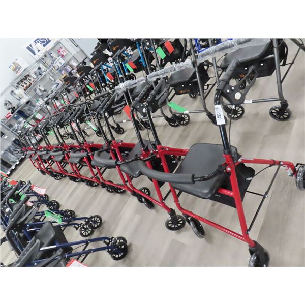 8-Rhythm Red Rollator - 8 X $