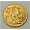 Image 1 : #1 GREAT BRITAIN GEORGE V SOVEREIGN GOLD COIN 22K