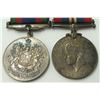 Image 3 : #5 WW2 CANADIAN CVSM WAR MEDAL PAIR SILVER