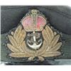 Image 2 : #7 ROYAL CANADIAN NAVY PEAKED OFFICERS CAP 1950'S