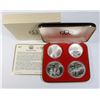 Image 1 : #34 1976 CANADIAN SILVER $5 $10 COIN SET OLYMPICS