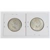 Image 2 : #48 1960 1961 FIFTY CENTS CANADA SILVER COIN PAIR