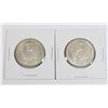 Image 1 : #50 1963 FIFTY CENTS CANADA SILVER COINS PAIR 50