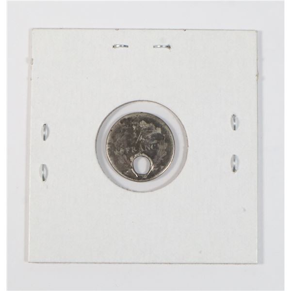 #81 1800'S FRENCH 1/4 FRANC SILVER COIN PHILIPPE 1