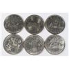 Image 1 : #86 LOT 6 CANADA DOLLARS 1968 TO 1973 ASSORTED