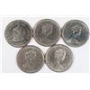 Image 2 : #87 LOT 5 CANADA DOLLARS 1974 TO 1982 ASSORTED
