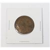 Image 1 : #91 OVERSTAMPED COIN 1912 BRITISH HALF PENNY
