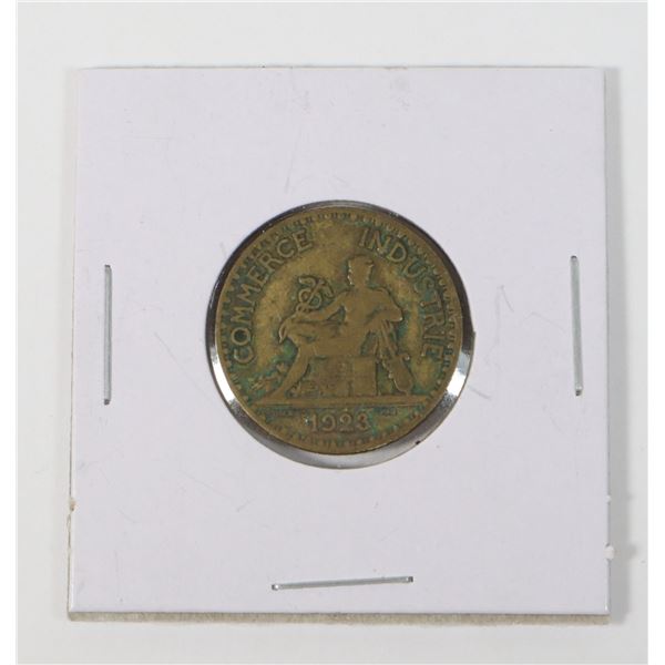 #97 1923 FRANCE 1 FRANC FRENCH COIN