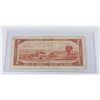 Image 2 : #118 1954 CANADA TWO DOLLAR BILL PAPER MONEY