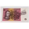 Image 2 : #124 1974 AUSTRALIAN FIVE DOLLAR BANKNOTE