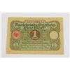 Image 1 : #142 1920 GERMAN BERLIN 1 MARK PAPER MONEY BILL