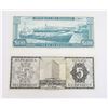 Image 2 : #160 LOT OF 2 PARAGUAY BANK NOTES GUARANIES