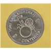 Image 2 : #186 COIN TOKEN FORT SASKATCHEWAN 1975 IN PACKAGE