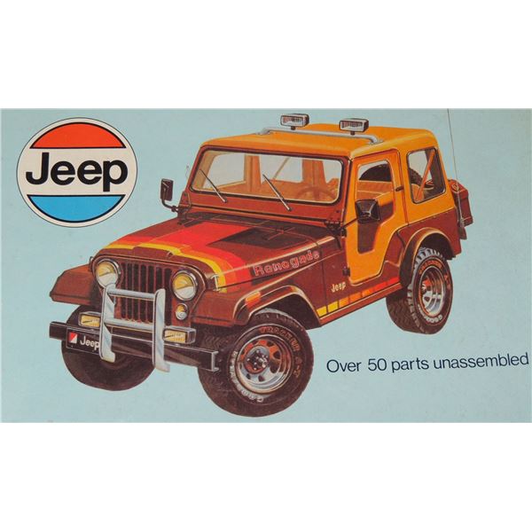 #236 1:25 SCALE DIE-CAST MODEL KIT JEEP CJ-7 ERTL
