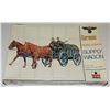 Image 1 : #246 UNOPENED 1:35 SCALE GERMAN HORSE WAGON KIT