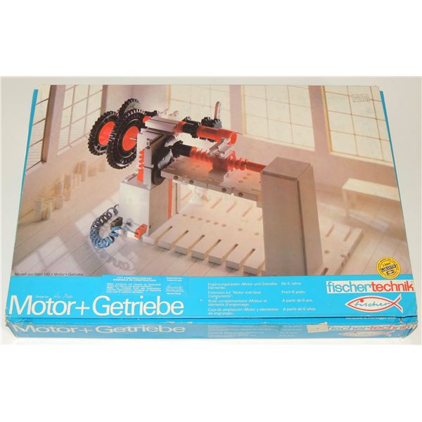 #270 FISCHERTECHNIK MOTOR + GETRIEBE BOXED TOY