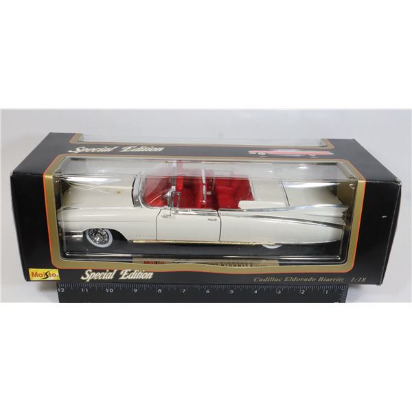 #280 1:18 SCALE DIECAST 1959 CADILLAC ELDORADO NOS