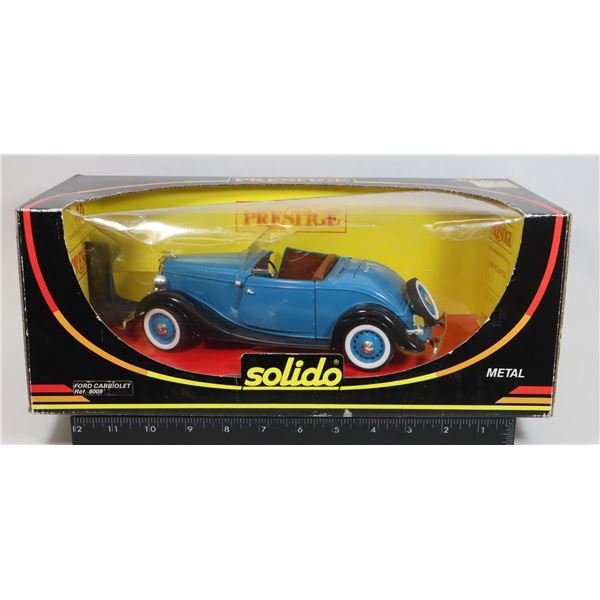 #282 SOLIDO DIE-CAST 1934 FORD ROADSTER BOXED