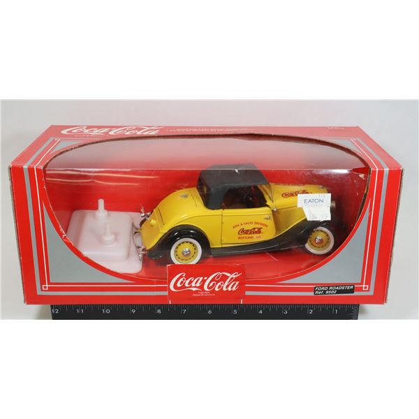 #284 OPENED MAJORETTE COCA-COLA CAR BOXED