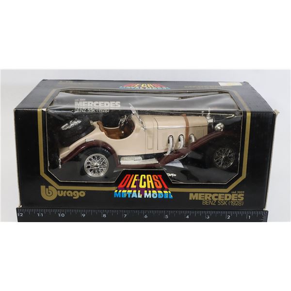 #287 BURAGO 1:18 DIE-CAST 1928 MERCEDES BENZ CAR
