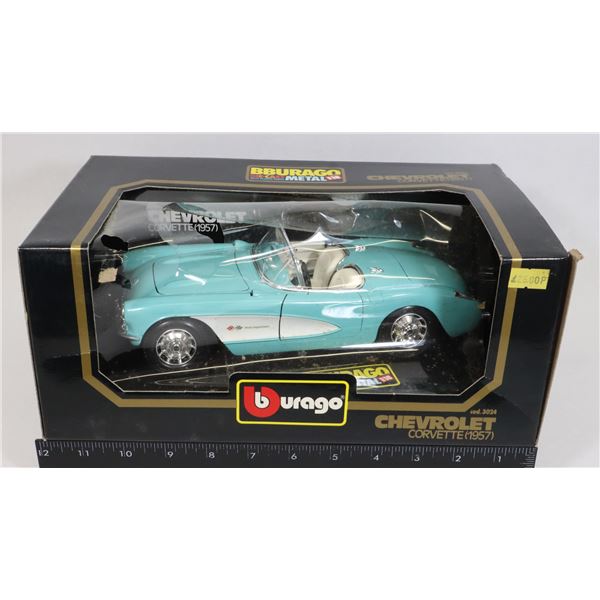 #288 BURAGO 1:18 DIE-CAST 1957 CHEVROLET CORVETTE