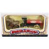 Image 1 : #322 ERTL HORSE & WAGON COIN BANK DIE-CAST 1990
