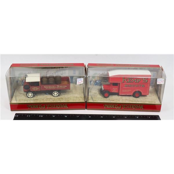 #393 MATCHBOX LOT 1931 MORRIS + 1917 YORKSHIRE