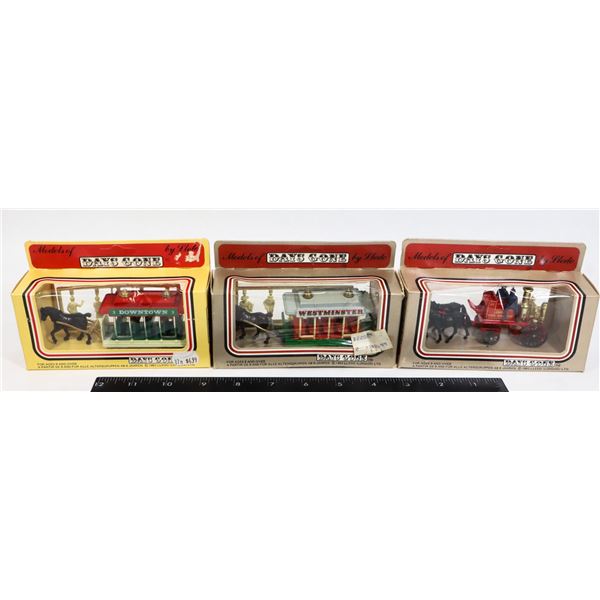 #433 LLEDO LOT 3 HORSE DRAWN CARRIAGE VARIANTS