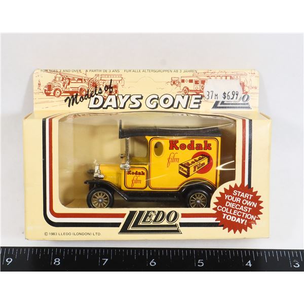 #468 LLEDO KODAK FILM TRUCK VEHICLE #6
