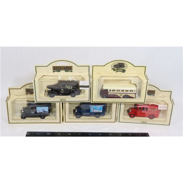 #478 LLEDO LOT OF 5 BOXED VEHICLES INC. SCHWEPPES