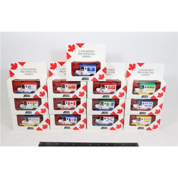 #486 LLEDO CANADIAN PROVINCIAL SERIES LOT OF 13