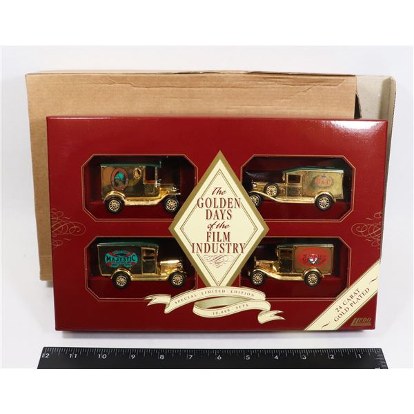 #492 LLEDO 24 CARAT GOLD PLATED FILM INDUSTRY SET