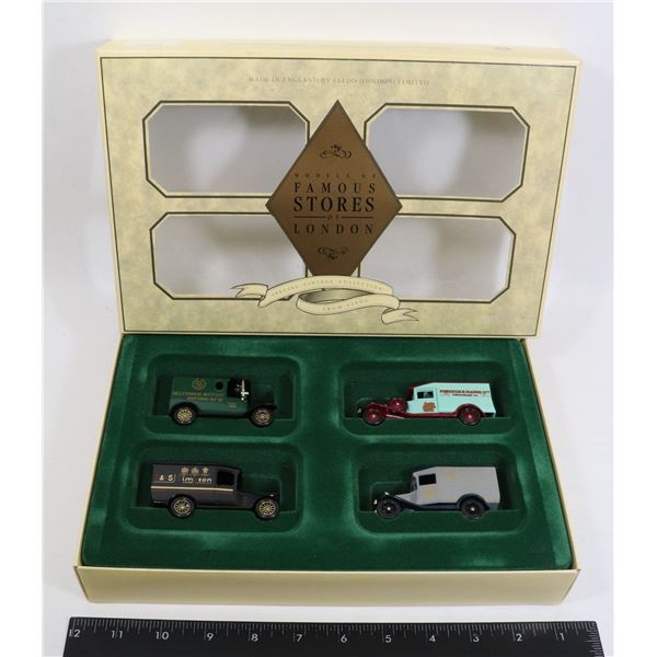 #494 LLEDO FAMOUS STORES OF LONDON SET OF 4 NOS