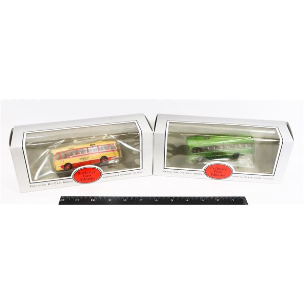 #504 LOT OF 2 EFE BUS OO & HO GUAGE SCALE DIECAST