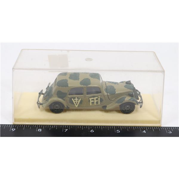 #516 WW2 SOLIDO FREE FRENCH CAR CITROEN CAMO