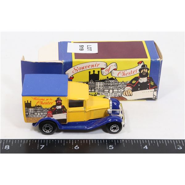 #519 SOUVINEIR OF CHESTER BOXED 1979 MATCHBOX