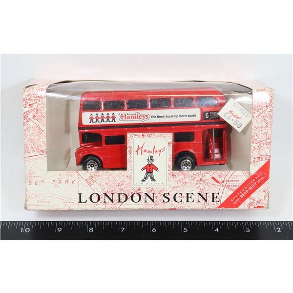 #521 HAMLEYS LONDON SCENE DOUBLE DECKER BUS