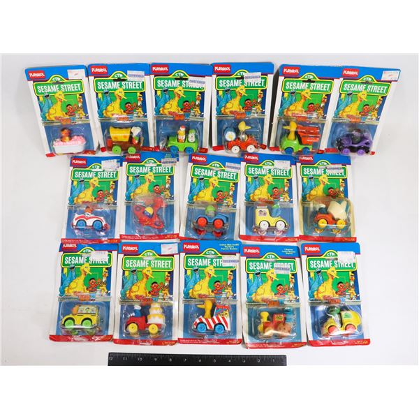 #537 PLAYSKOOL SESAME STREET CARDED VEHICLES NOS