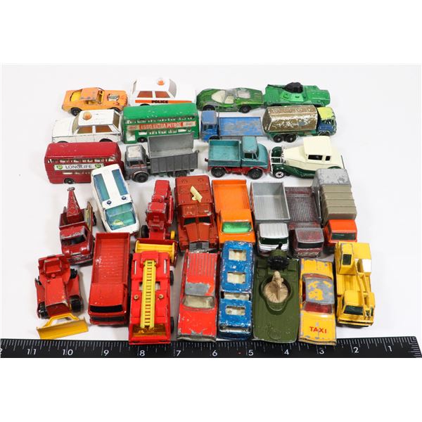 #550 GIANT MATCHBOX LESNEY VINTAGE TOY CAR LOT