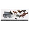Image 1 : #555 METAL SOLDIERS CARRIAGE CAVALRY ARTILLERY SET