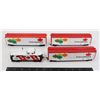 Image 1 : #586 LOT OF 4 CANADIANA 1867 HO SCALE TRAIN CARS